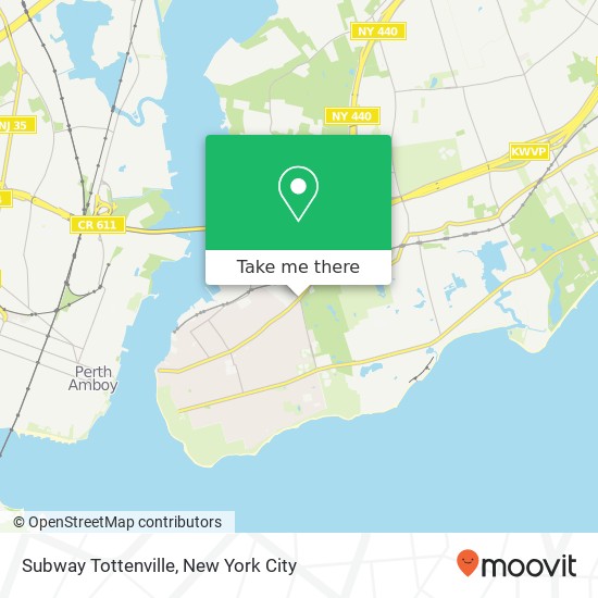 Mapa de Subway Tottenville