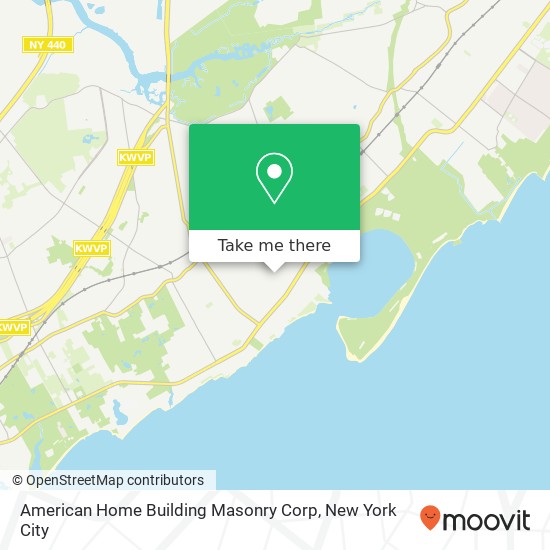 American Home Building Masonry Corp map