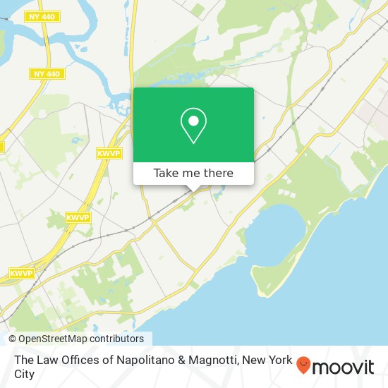 The Law Offices of Napolitano & Magnotti map