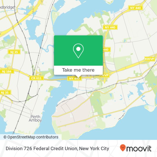 Division 726 Federal Credit Union map