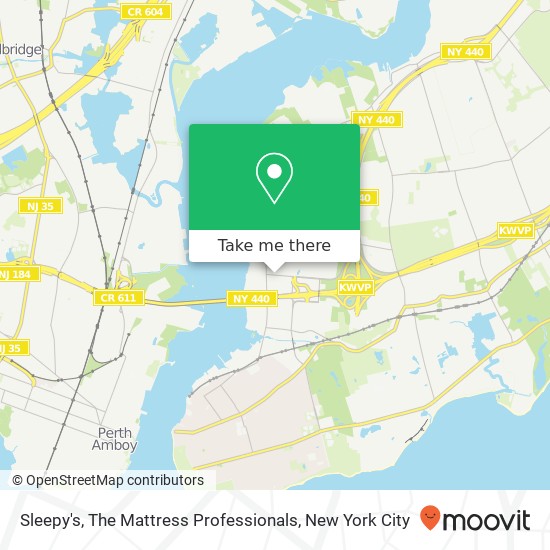 Mapa de Sleepy's, The Mattress Professionals