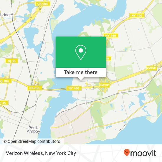 Mapa de Verizon Wireless