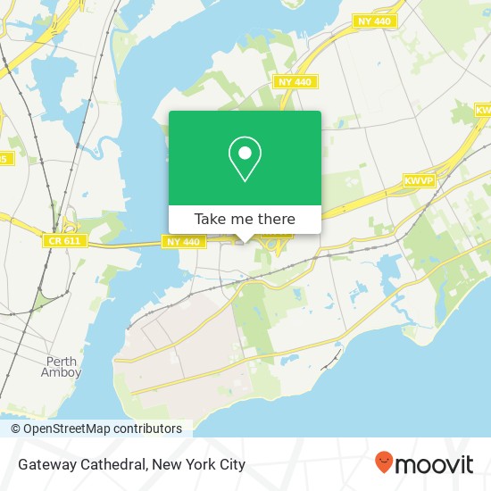 Mapa de Gateway Cathedral