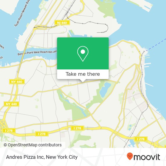 Andres Pizza Inc map