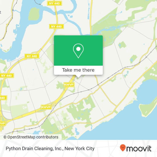 Mapa de Python Drain Cleaning, Inc.