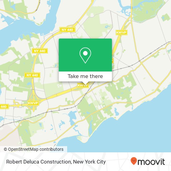 Robert Deluca Construction map