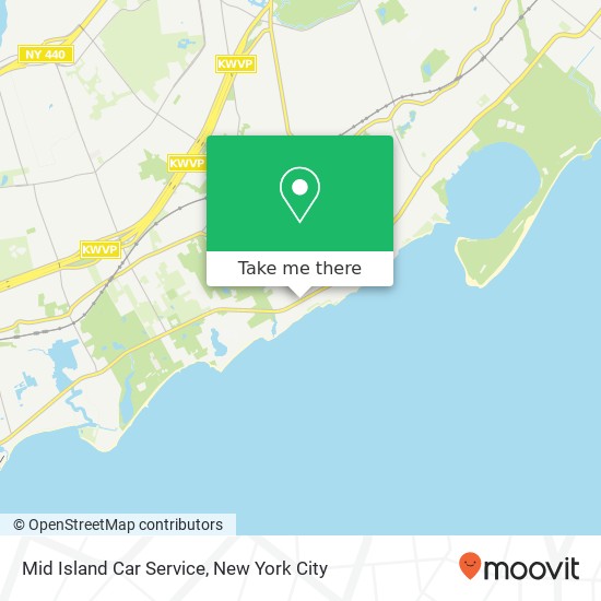 Mid Island Car Service map