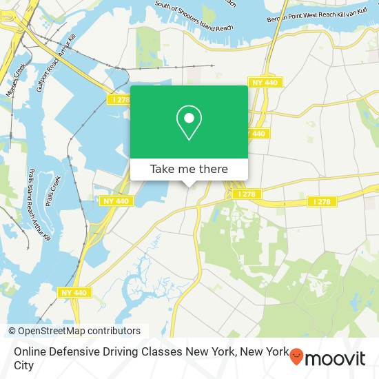Mapa de Online Defensive Driving Classes New York