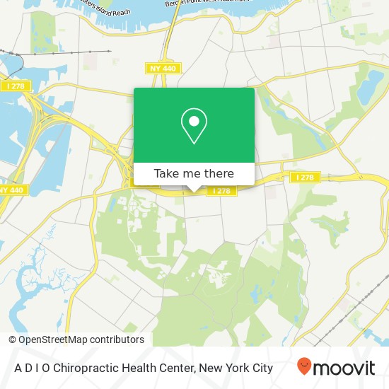 A D I O Chiropractic Health Center map