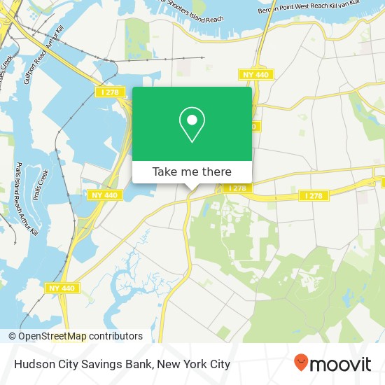 Mapa de Hudson City Savings Bank