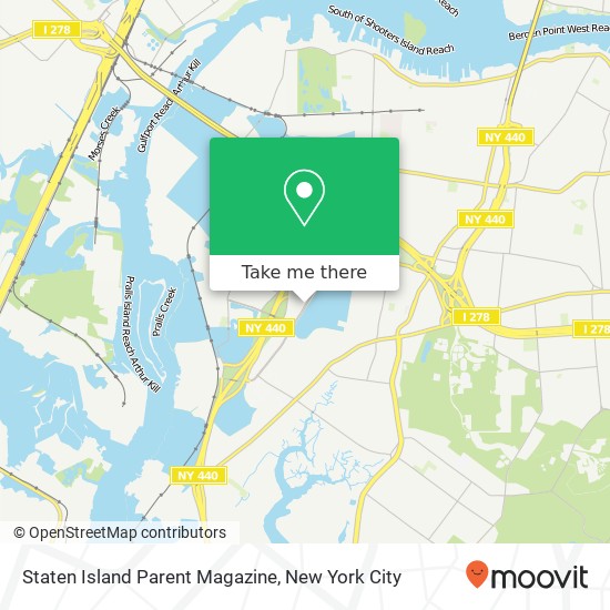 Staten Island Parent Magazine map