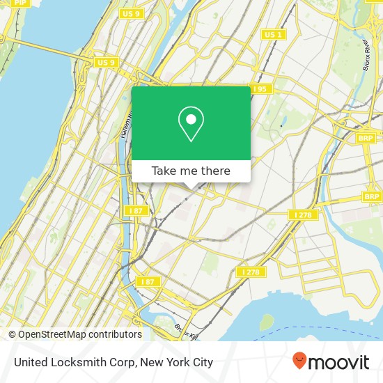 United Locksmith Corp map