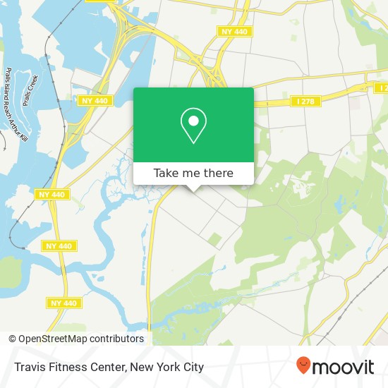 Mapa de Travis Fitness Center