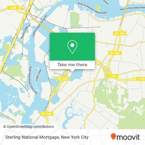 Sterling National Mortgage map