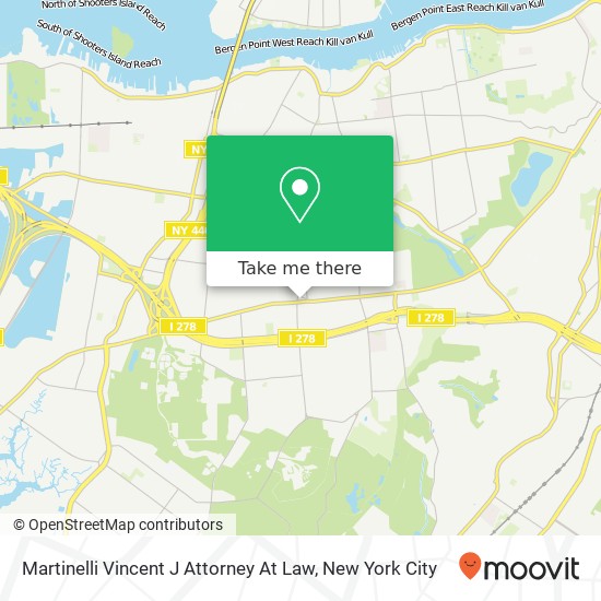 Martinelli Vincent J Attorney At Law map