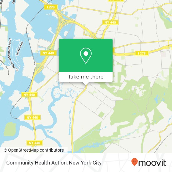 Community Health Action map