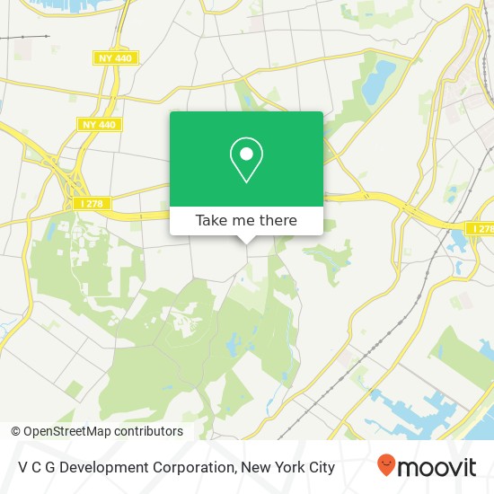 Mapa de V C G Development Corporation