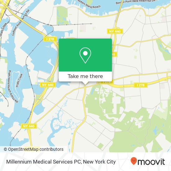 Millennium Medical Services PC map