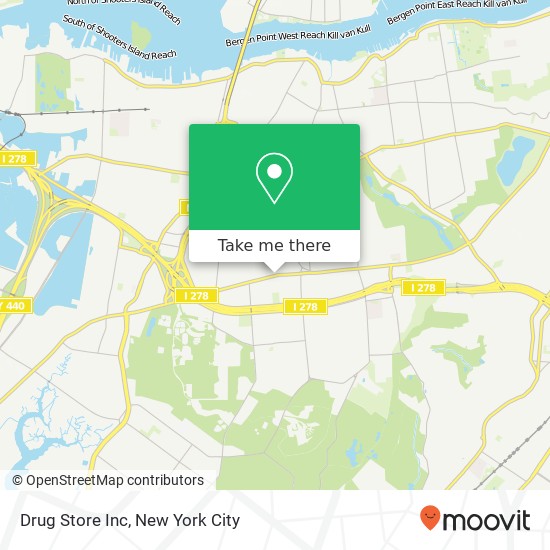 Drug Store Inc map