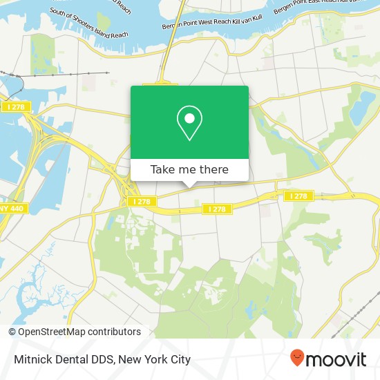 Mapa de Mitnick Dental DDS