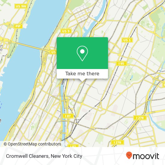 Cromwell Cleaners map