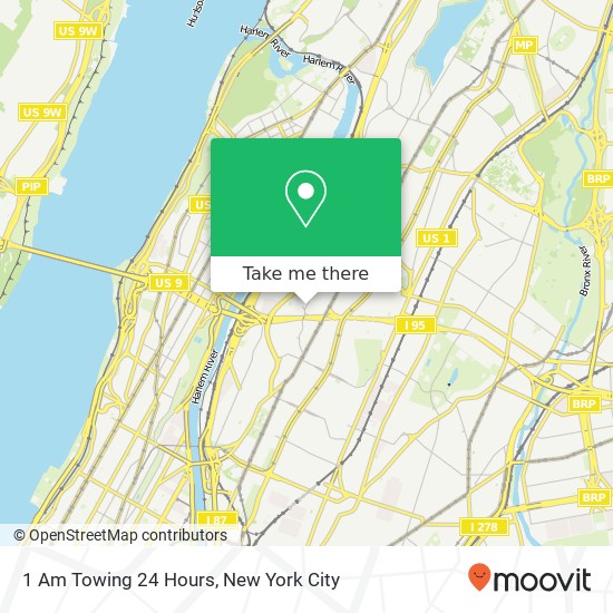 Mapa de 1 Am Towing 24 Hours