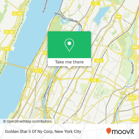 Golden Star Ii Of Ny Corp map