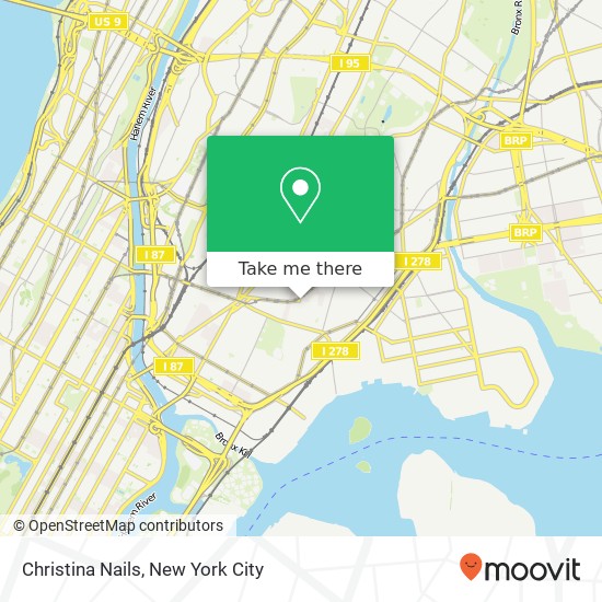 Christina Nails map