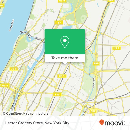 Mapa de Hector Grocery Store