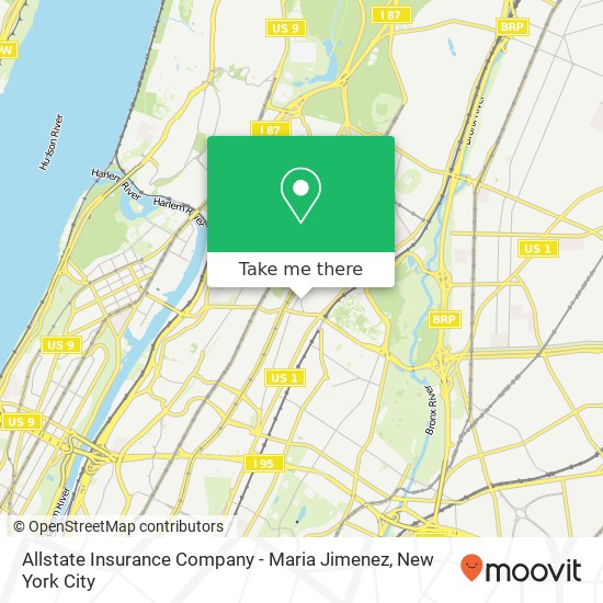 Mapa de Allstate Insurance Company - Maria Jimenez