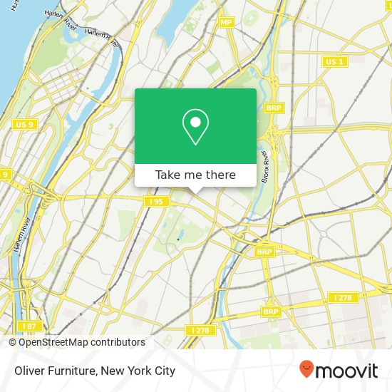 Oliver Furniture map