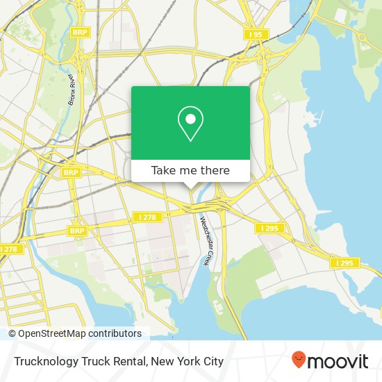 Trucknology Truck Rental map