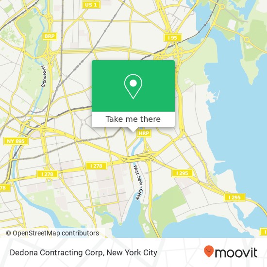 Dedona Contracting Corp map