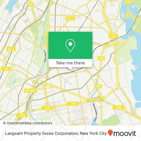 Langsam Property Svces Corporation map