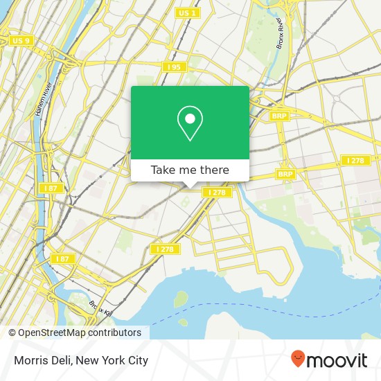Mapa de Morris Deli