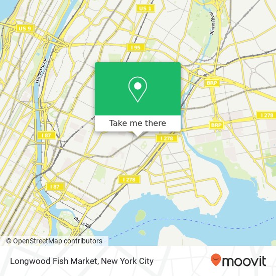 Mapa de Longwood Fish Market