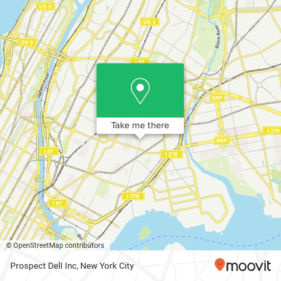 Prospect DelI Inc map