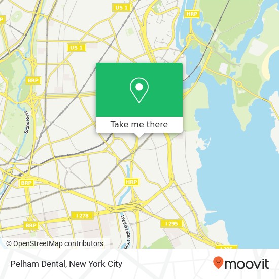 Pelham Dental map