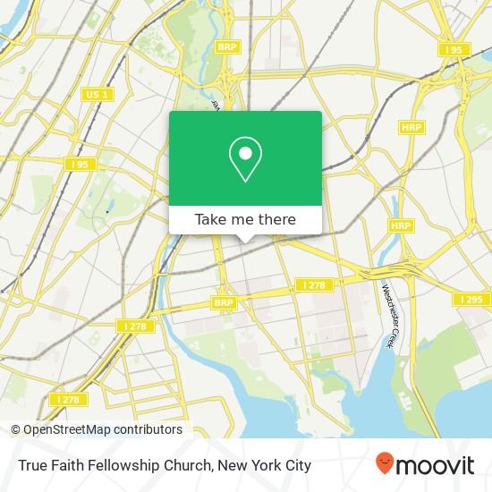 Mapa de True Faith Fellowship Church