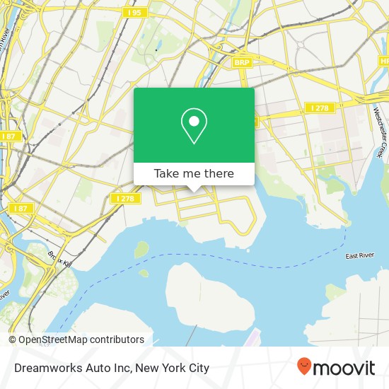 Mapa de Dreamworks Auto Inc