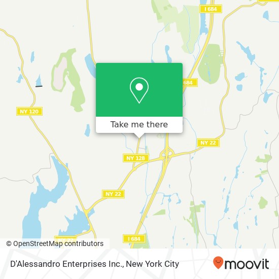 D'Alessandro Enterprises Inc. map