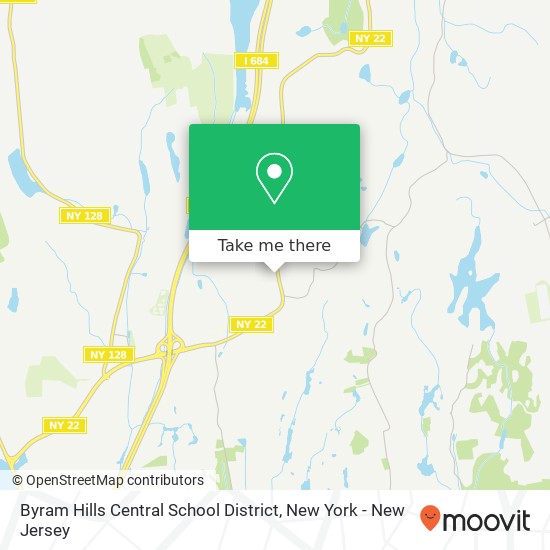 Byram Hills Central School District map