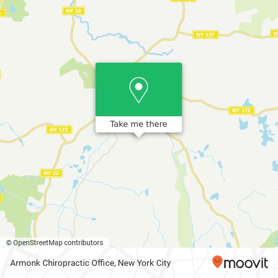 Mapa de Armonk Chiropractic Office