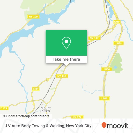 J V Auto Body Towing & Welding map
