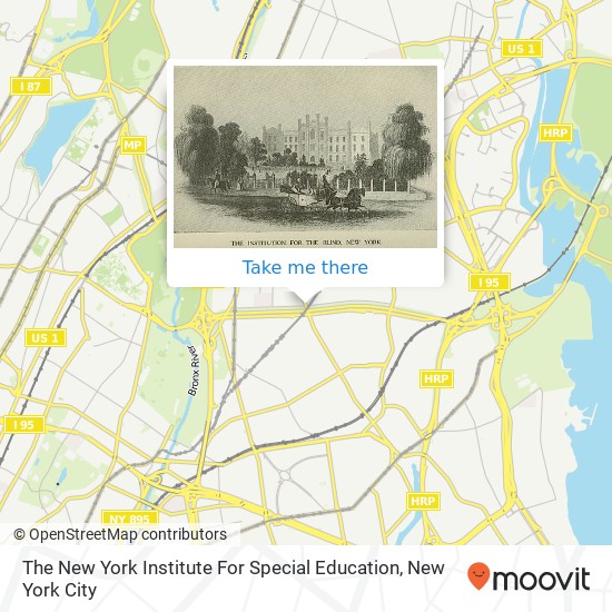 The New York Institute For Special Education map