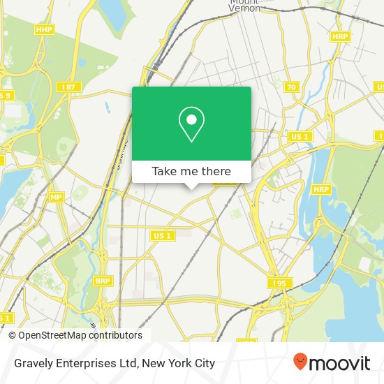 Gravely Enterprises Ltd map