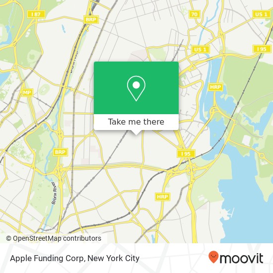 Apple Funding Corp map