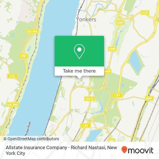 Allstate Insurance Company - Richard Nastasi map