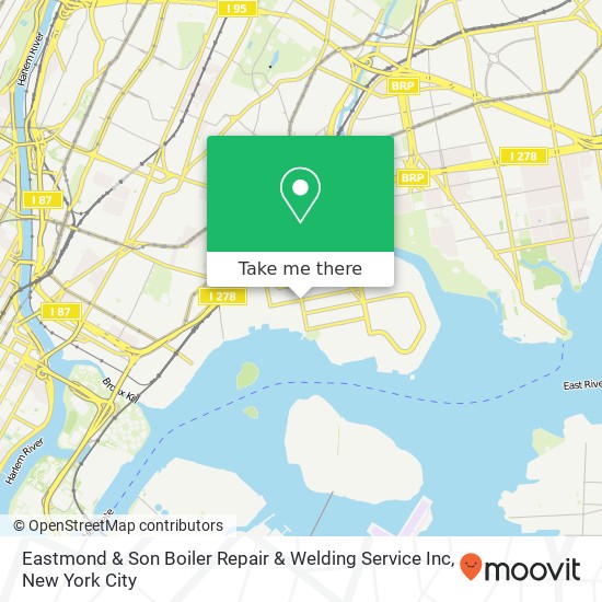 Mapa de Eastmond & Son Boiler Repair & Welding Service Inc