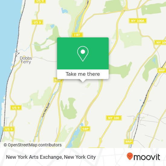 Mapa de New York Arts Exchange